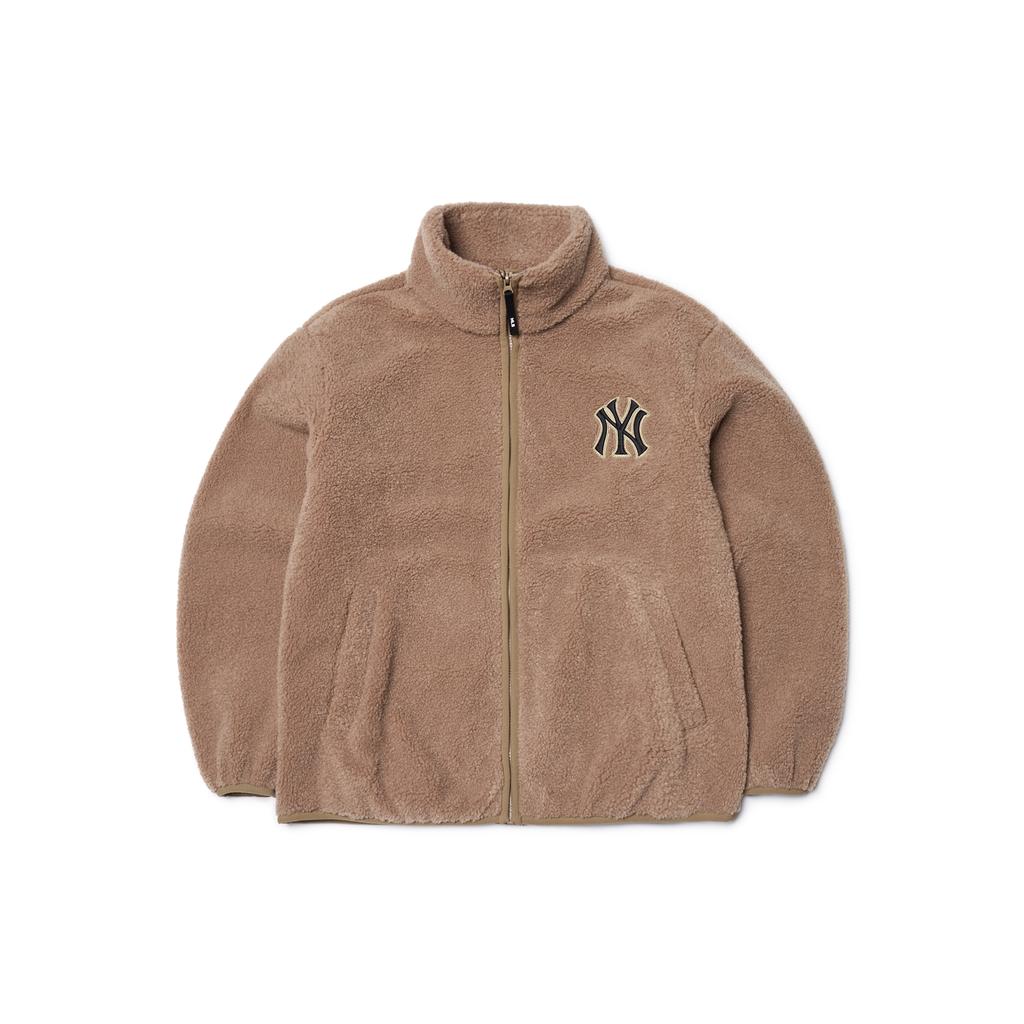 New MLB New York Yankees Velvet Jackets Unisex Light Brown 3AJPF2916-50BGD