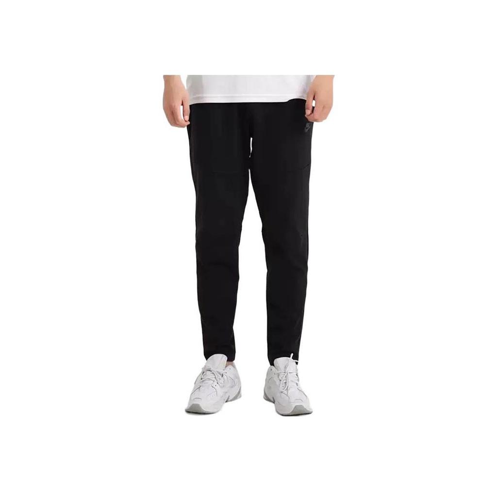 Nike Logo Print Solid Color Loose-Fit Sweatpants Men Bottoms Black DR9090-010