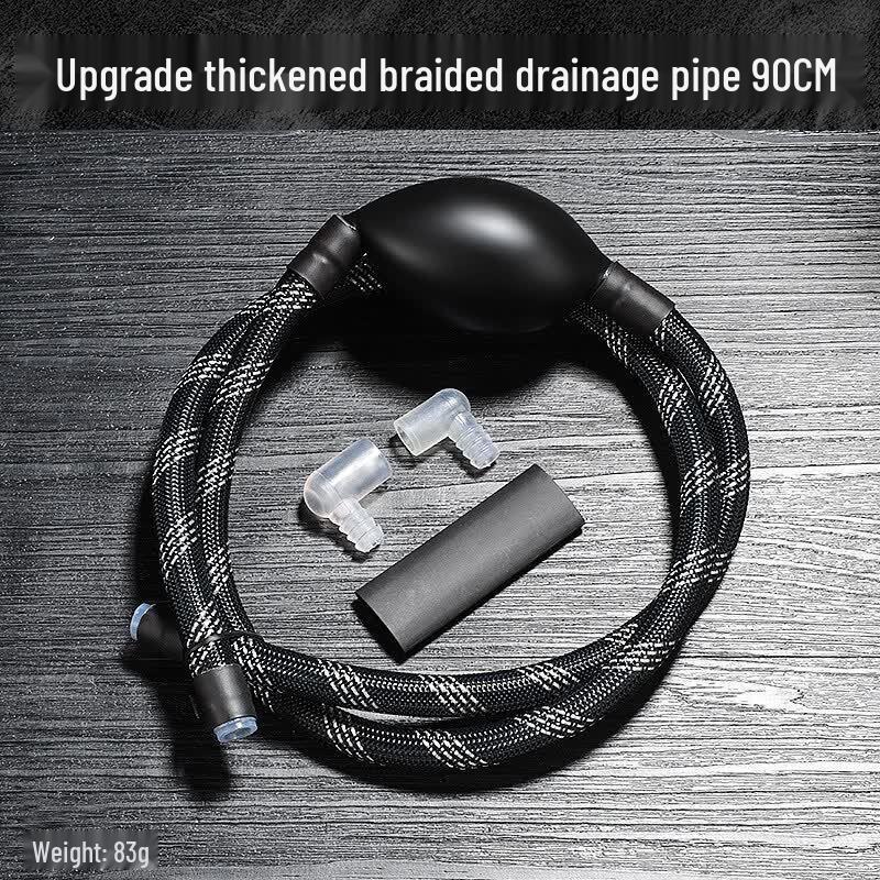 Qiwei Braided Tea Tray Drain Hose with Absorption Ball
