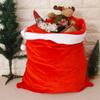 Red Velvet Red Santa Claus Gift Bags Large Capacity Santa Claus Bags  for Christmas