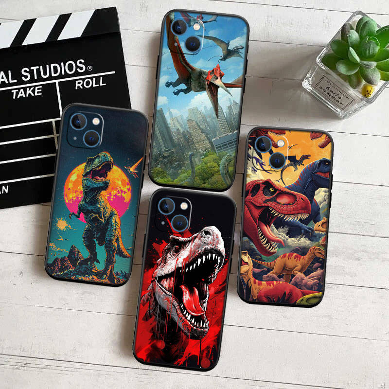 MH40 Dinosaur Phone Shell Case for Redmi Note 8 9 10 11 11S 10C 10X 10A 10T 9A 9C 9T 9S 8T Pro Max Plus Prime