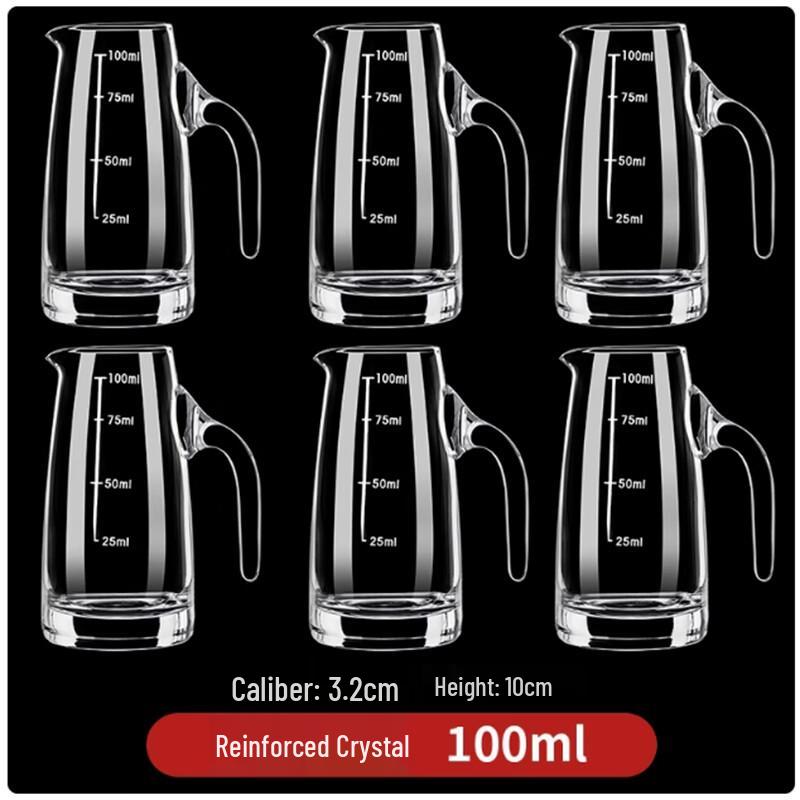 Langxi Crystal Baijiu Decanter & 6-Cup Set
