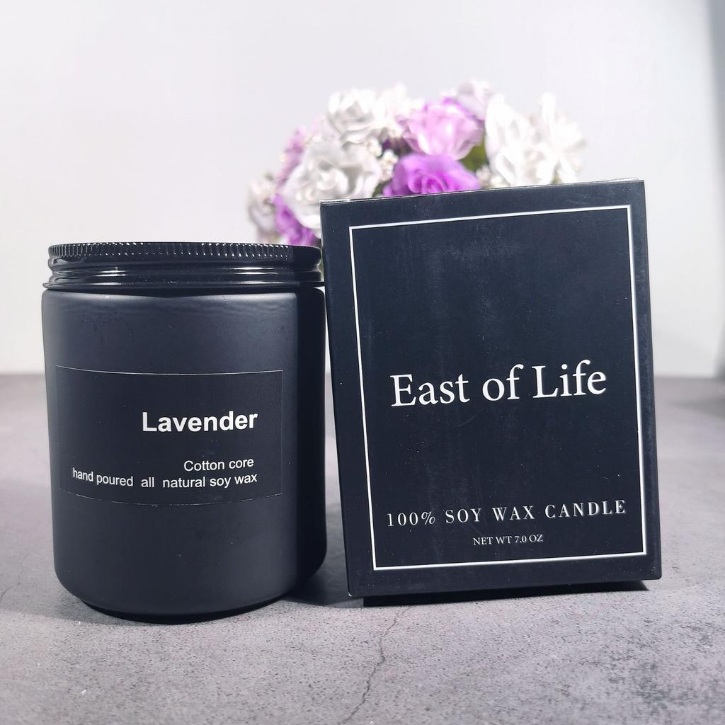 Handmade Soy-free Wax Frosted Glass Scented Candle Creative Souvenir Scented Candle