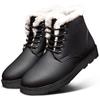 Fashion Fahsion Men Boots Warm Plush Boots For Men Lace Up Ankle Boots Men Fashion Black Shoes Outdoor Work Shoes Male Sneakers Footwear