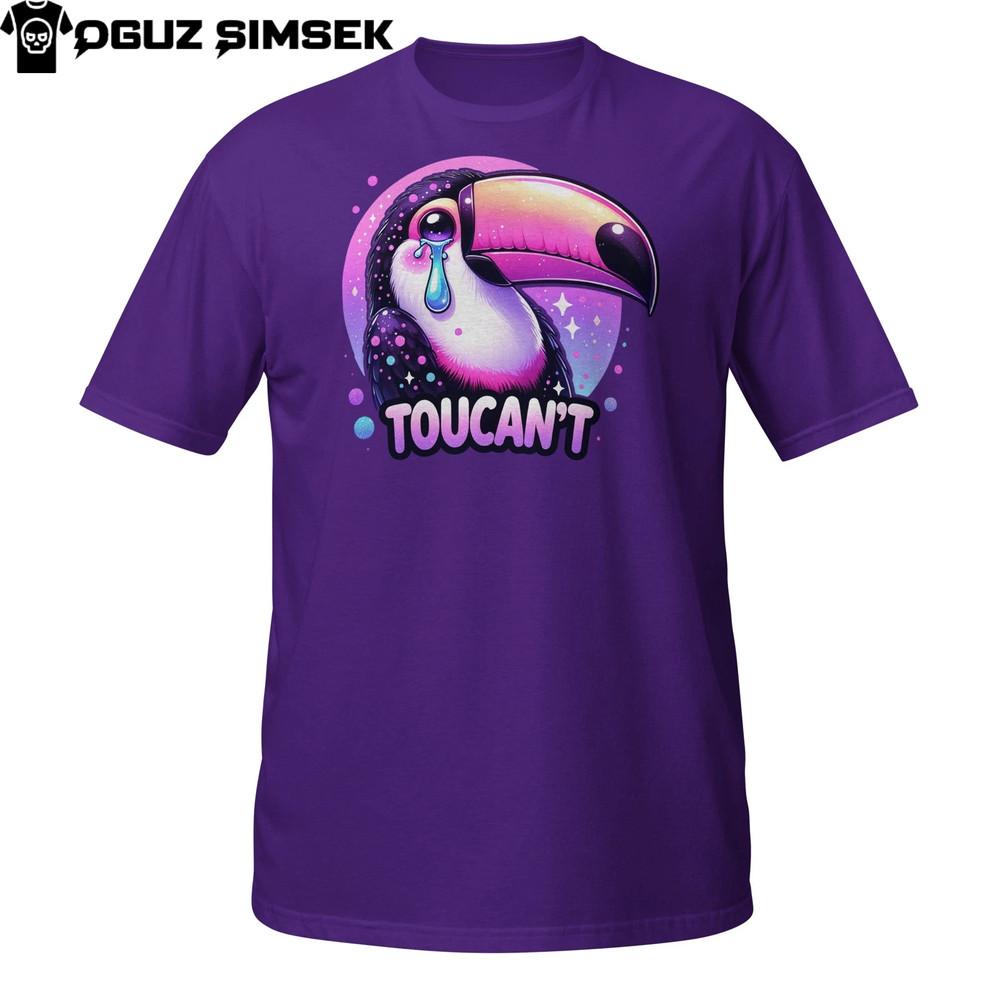 

Toucan’t Sparkle T-Shirt – Crying Neon Toucan Bird in Pastel Emo Aesthetic S