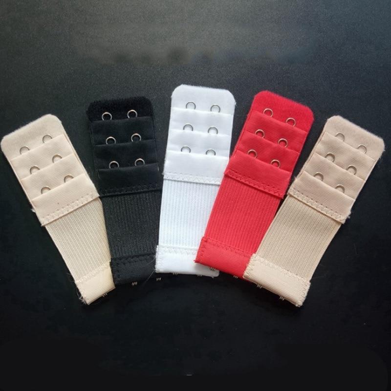 1Pc Newly Women Bra Extender 3 Rows 2 Hooks Elastic Adjustable Lengthen Clasp for Underwear