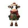 Christmas Resin Character Decoration with Separate Rope Legs, Figurine for Seasonal Home Displays