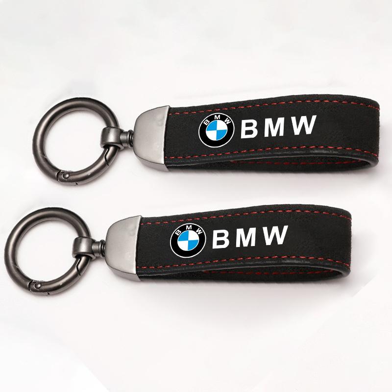 Leder Auto Emblem Schlüsselanhänger Für BMW F30 F10 E90 F20 E46 E60 E70 E39 E36 E87 X7 E92 E91 E28 X3 X1 X2X5 X6 E3 Autoaufkleber