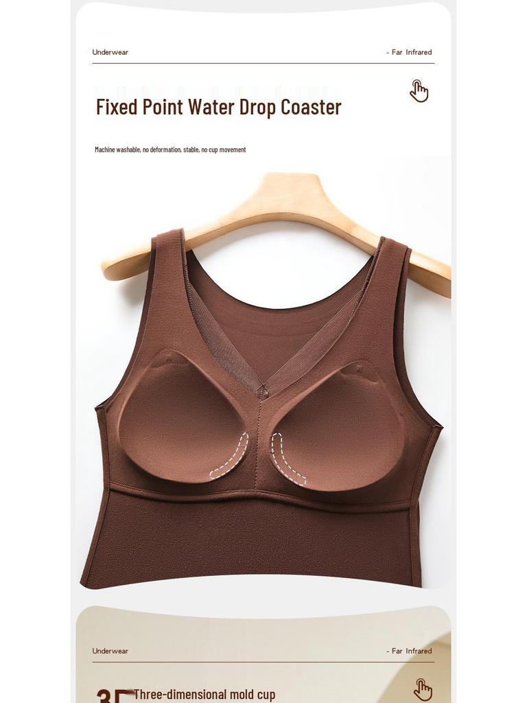 Lace Satin Aloe Antibacterial Warm Back Smoothing Bra - Women's 10A with Comfortable Lift