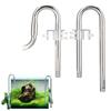 360 Degree Rotation Remove Oil Film Tube Non-rust Stainless Steel Extension Tube  Fishbowl