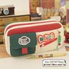 Cute Cheese Pencil Case: High Capacity, Multi-layer Stationery Bag for Students