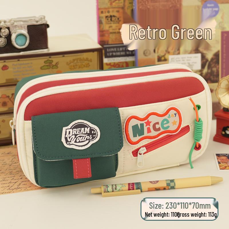 Cute Cheese Pencil Case: High Capacity, Multi-layer Stationery Bag for Students