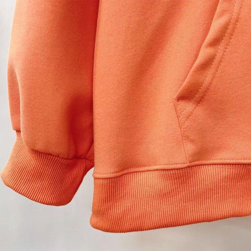 2023 Autumn/Winter Women's Slimming Printed Hooded Fleece Sweatshirt