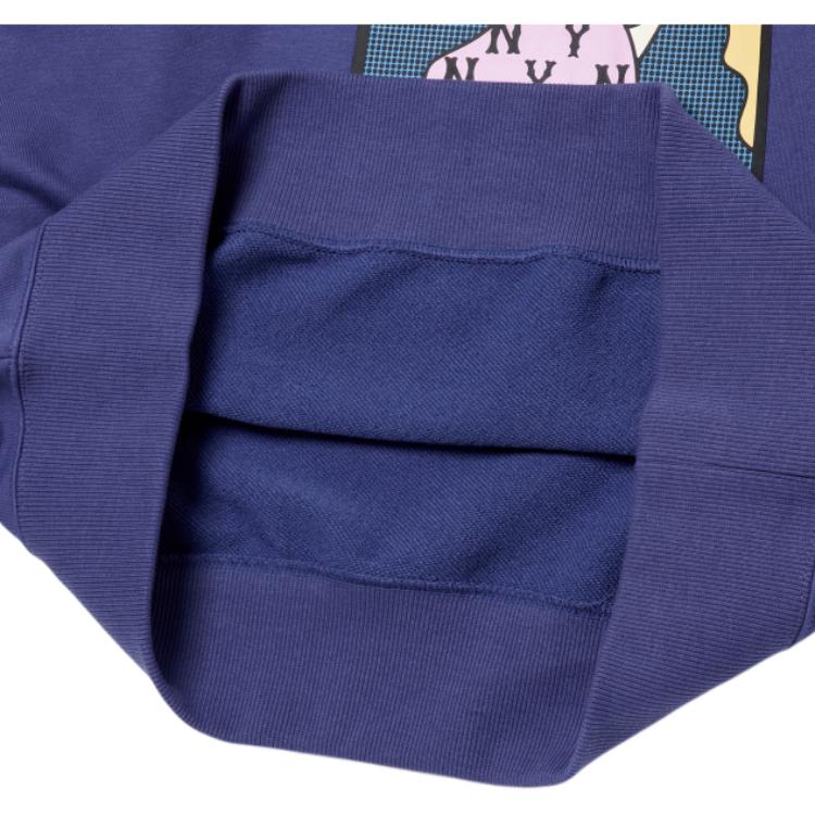 New MLB Sweatshirts Unisex Dark Blue 3AMTL0224-50NYL