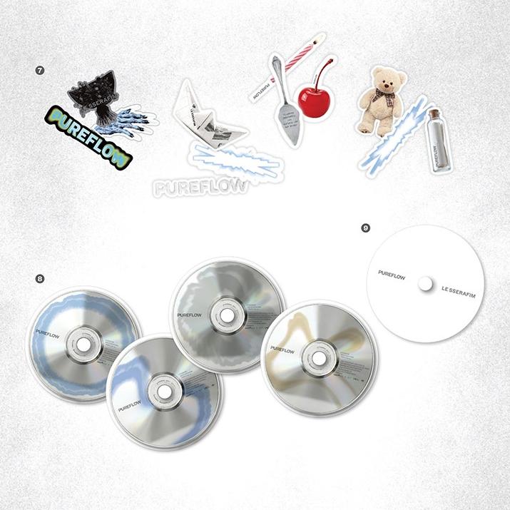 Pré-commande LE SSERAFIM 2ème Album Studio PUREFLOW pt.1 Version Standard. & ACHETER POB