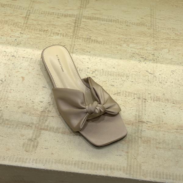 Fashion Slippers Women Summer Shoes Low On A Wedge Slides Rubber Silk PU Hoof Heels Rome Scandals Fabric Shoes Low Ladies' Slippers On A