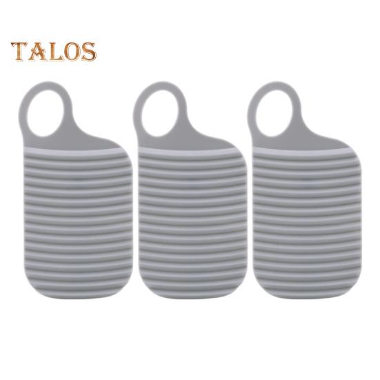 3Pcs Mini Washboard Portable Hand-held Wash Board Laundry Scrubbing Travel Hand Washer Hanging Hole Design Hand Washing Tool
