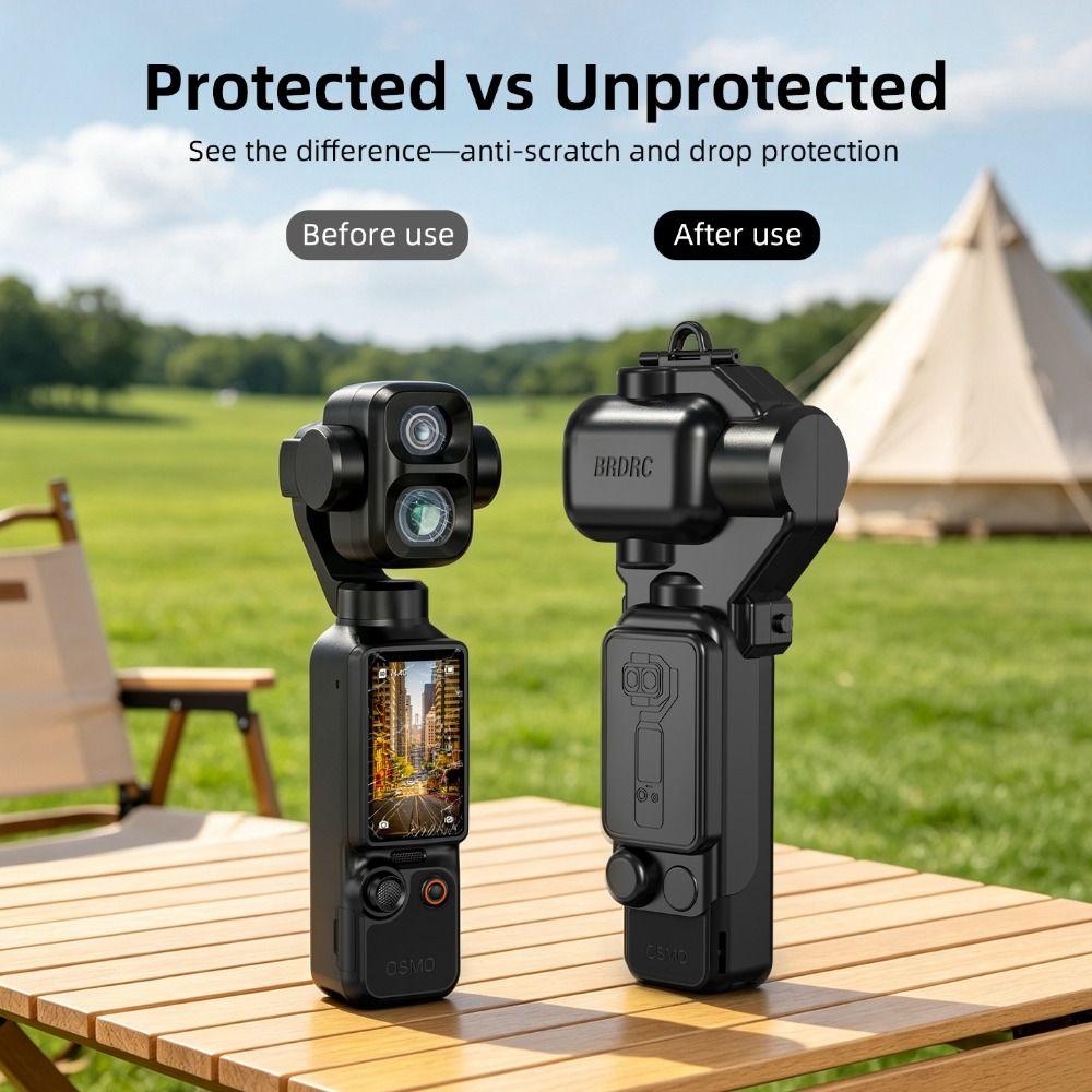 Kratzfester Bildschirmschutz Tragbare Objektivabdeckung für DJI Osmo Pocket 4P Gimbal Kamera Zubehör