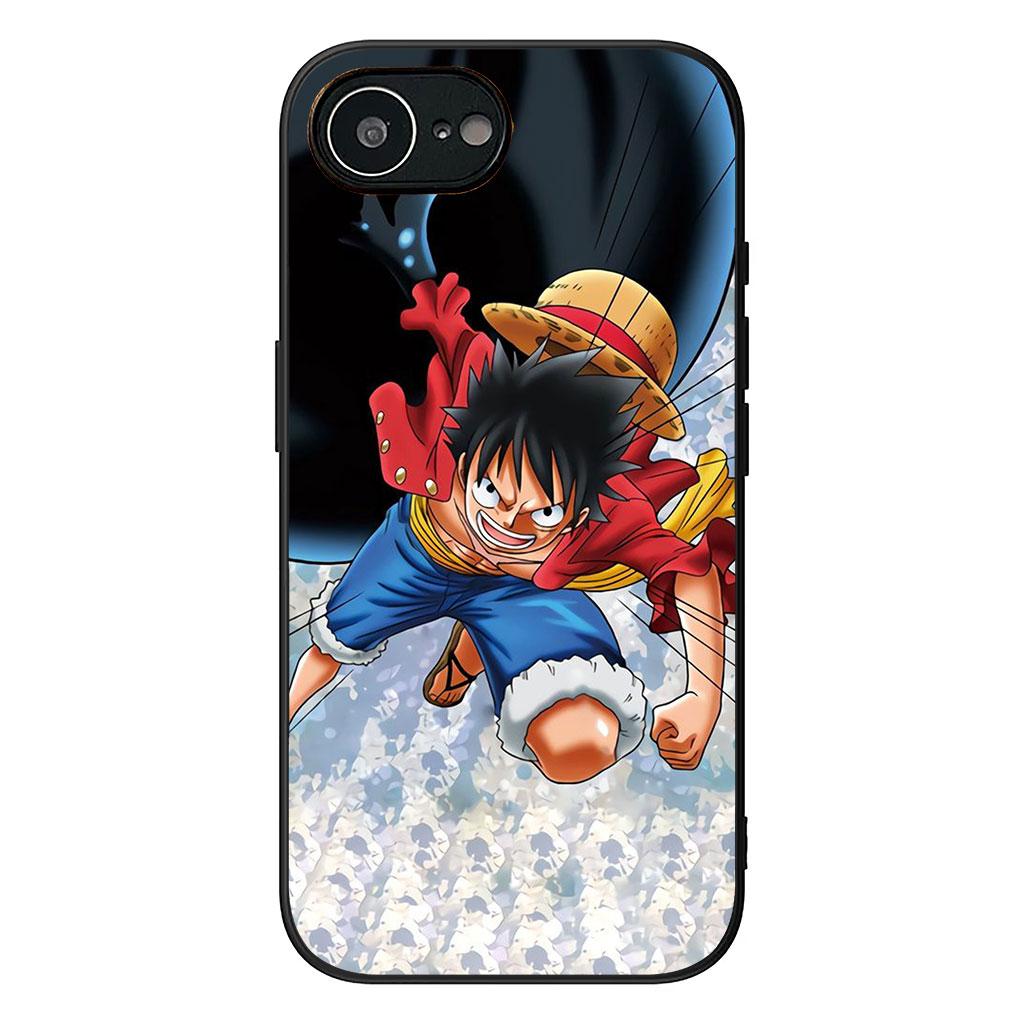 Cover for Apple iPhone 16 15 14 Plus 13 12 Mini 17 Pro Max + ProMax 16E Air 16+ 15+ Phone Case Comics Luffy One Piece Sanji