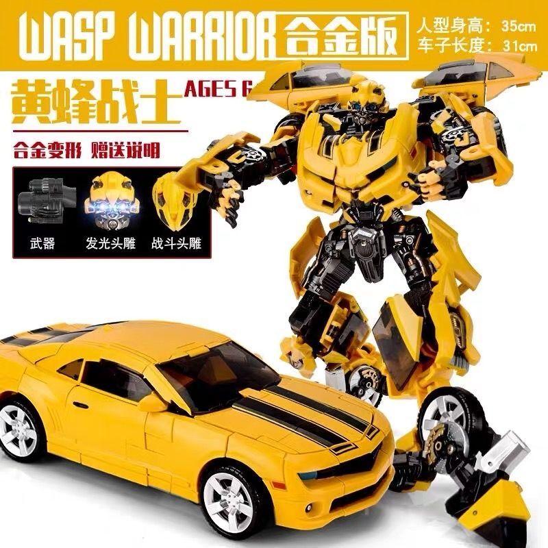 Deformation Action Figure Toys Black Bumblebe Transformation Robot Hornet Warrior Model Autobots Car BB02 BB01 MPM03 Poseable Articulated Scale