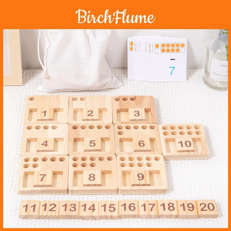 Wooden Number Teaching Board Educational Toy For Kids Learning And Cognitive Development