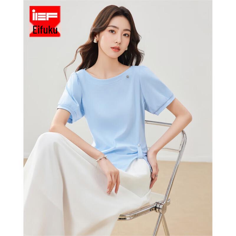 IEF Women s 2026 Summer Slim-Fit Casual Top L