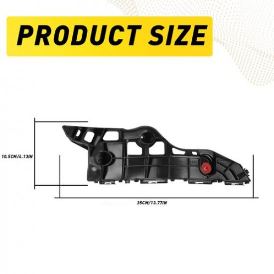 2X Front Bumper Bracket Retainer LH & RH Upper For 2014- Toyota Highlander V