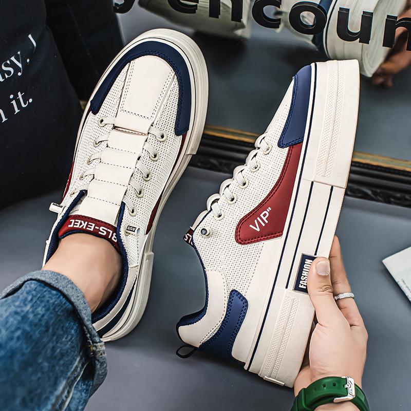 Herrenmode Casual Low Top Skateboardschuhe Jungen Bequeme Sneakers Männliche Studenten Trendy Weiche Sohle Klassisch Atmungsaktiv Fitnessstudio Rutschfest