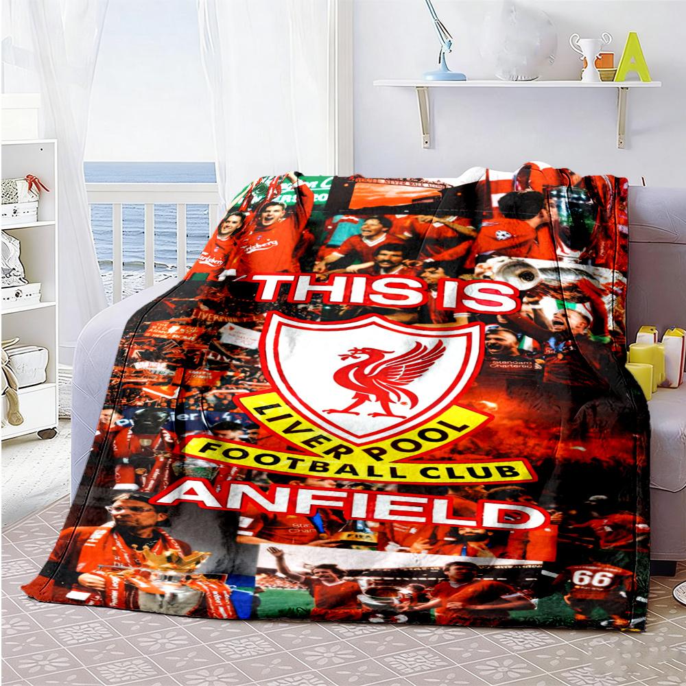 Liverpool Football Blanket Soft Cozy Great For Office Picnics Bedding For All Occasions Warmthful Decor Birthday Christmas Gift Blanket