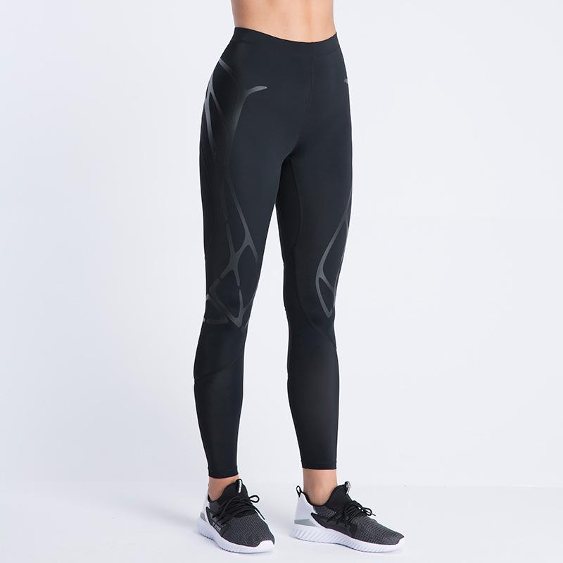 

Women s Black Compression Yoga Leggings - Slimming, Elastic Fitness & Running Pants S синій