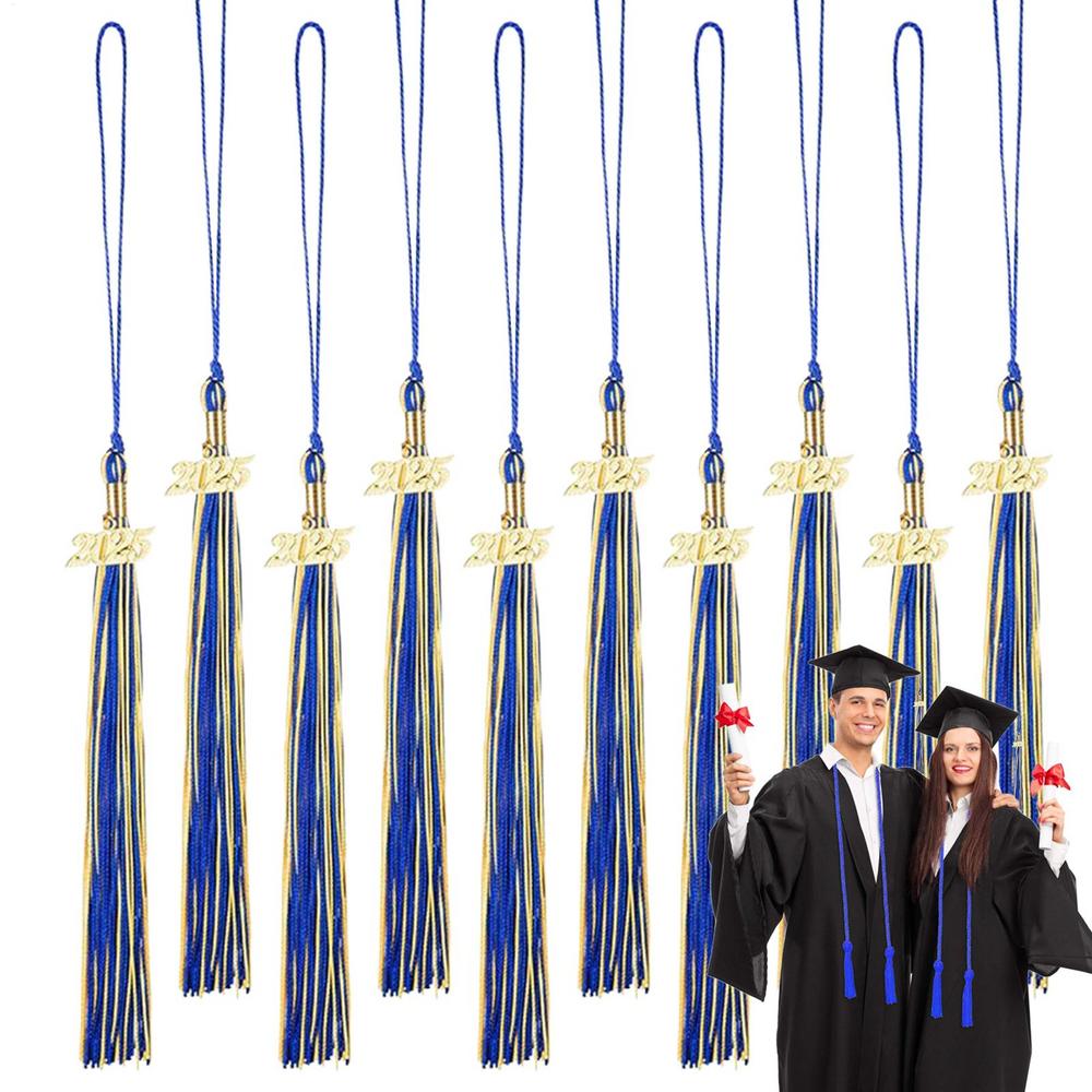 2025 Tassel Graduation Class Of 2025 Tassel 10X Keepsake Pendant Ornament Decorations For Highschool University Masters Teacher