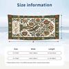 Floral Fantasy Garden 8 Theme Quick Dry Beach Towel Custom Name Text Print Large Sand Resistant Towel Beach Vacation