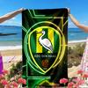 ADO Den Haag Print Beach Towel, Versatile Lightweight Absorbent Beach Towel for Pool Surf Yoga Bathroom, Perfect Birthday Holiday Gift