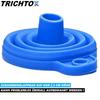 TRICHTOX Funnel Folding Funnel Filling Aid Foldable Blue [2 Pieces]
