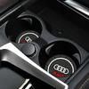 Car 2025 Hot Hot A8 For q2 2Pcs Car Water Cup Pad Rubber Mat Anti-slip Pad Mat Waterproof For q2 A1 A3 A4 B8 8P 8V A6 C7 A5