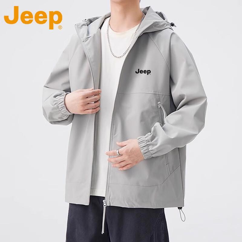 JEEP Men's 2025 Autumn/Winter Outdoor Windproof Jacket