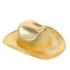Cowgirl Hat Ultra-flashing Cowboy Hat Aurora Neon for Music Festivals Sparkly Aurora Cowboy Hat All-match