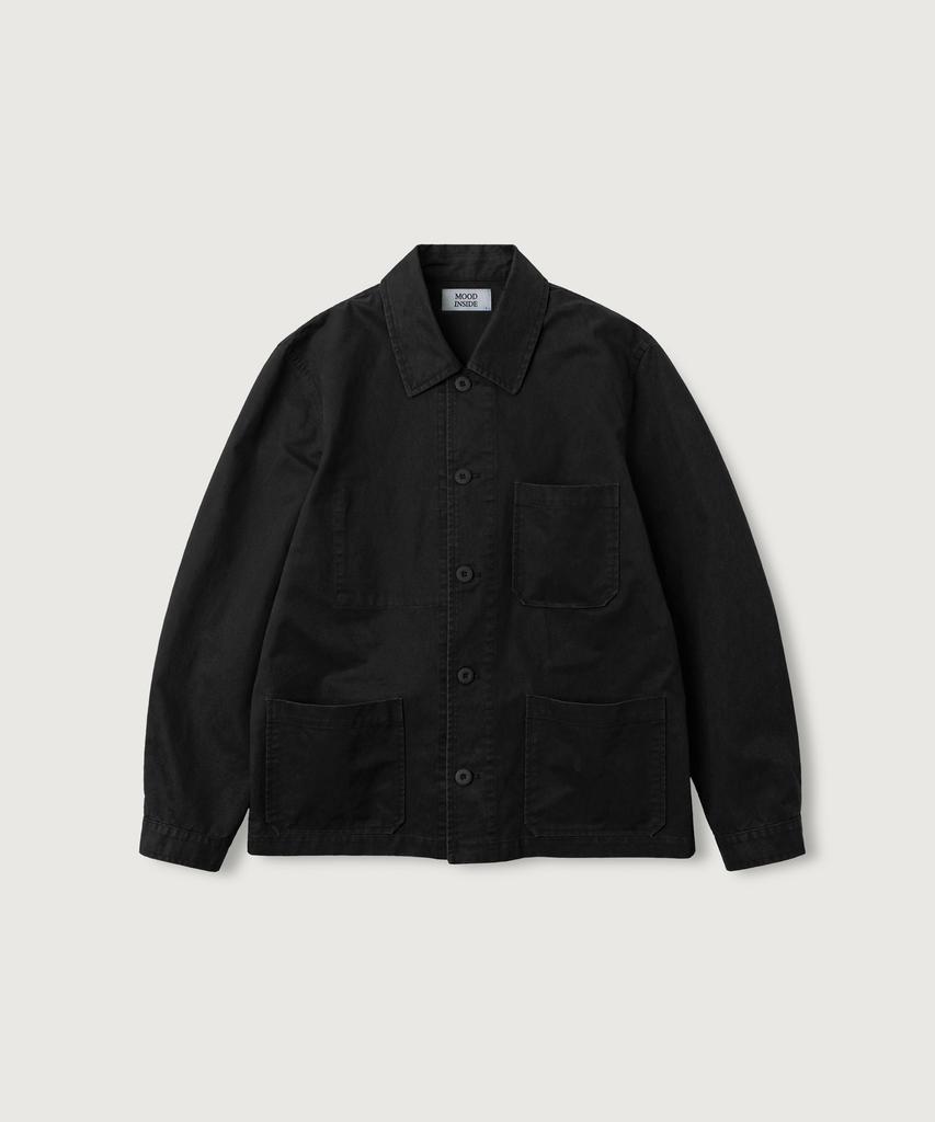 MOOD INSIDE Washed French Work Jacket_Blue