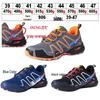 Men's Outdoor Thick-Soled Hiking and Trail Running Shoes - Casual, Cross-Country, and Mountaineering Footwear for Couples