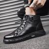 Luxuriöse, hochwertige High-Top-Schuhe, Martin-Stiefel, rutschfeste Werkzeugstiefel, Motorradstiefel, Trend-Retro-Schnürschuhe für Herren