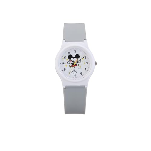[Citizen Q&Q] Q&Q Analog Watch, Kanahei Mickey Mouse, 10 ATM Water Resistant, Urethane Strap, V06A-513VK, Girls , Gray
