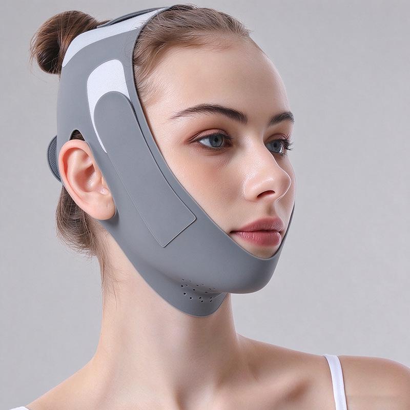 V-Face Shaping Elastic Sleep Mask for Nasolabial Folds & Double Chin