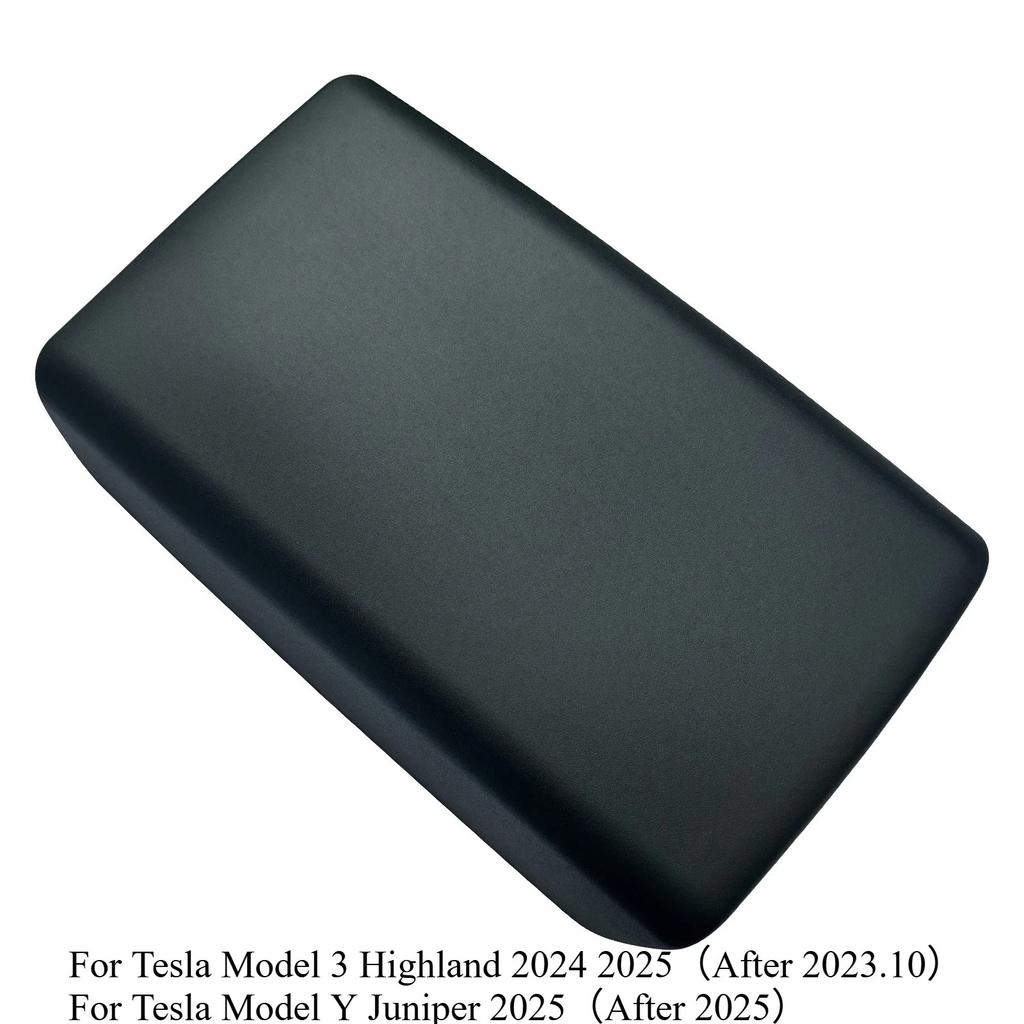TPE Armrest Box Cover for Tesla Model Y/3/3+ Model Y Juniper Center Console Protective Cover Armrest Box Shell Car Accessories