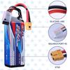 SIGP 4S 14.8V RC LiPo 25C 2250mAh with XT60 Plug for RC Airplanes, Quadcopter, Helicopter Drones, FPV Racing, and Hobbies