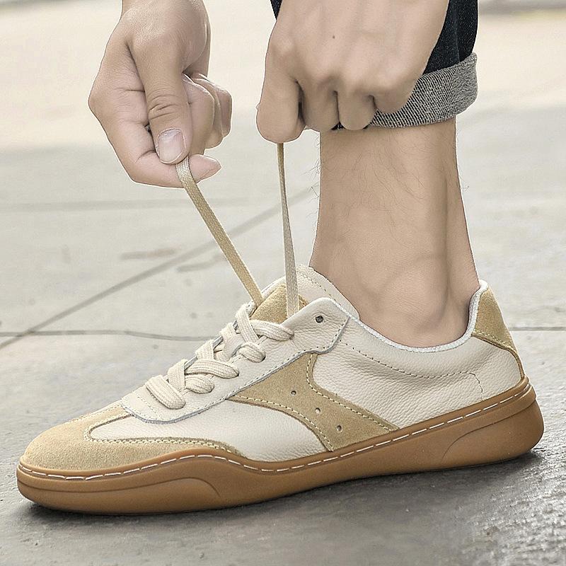 Spring retro German training shoes soft sports casual shoes flat Forrest Gump shoes student lightweight board shoes
