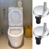 2 Pcs Toilet Seat Fittings Quick Release Toilet Seat Fixings Universal Toilet Seat Hinge Top Fix Hinge Set Toilet Accessories