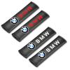 BBKZ6 2P-AQD6 Leather Car Seat Belt Protection Shoulder Pad Covers For BMW E36 E46 E90 E91 E87 F10 X2 3 5 6 7 Car Interior Accessories
