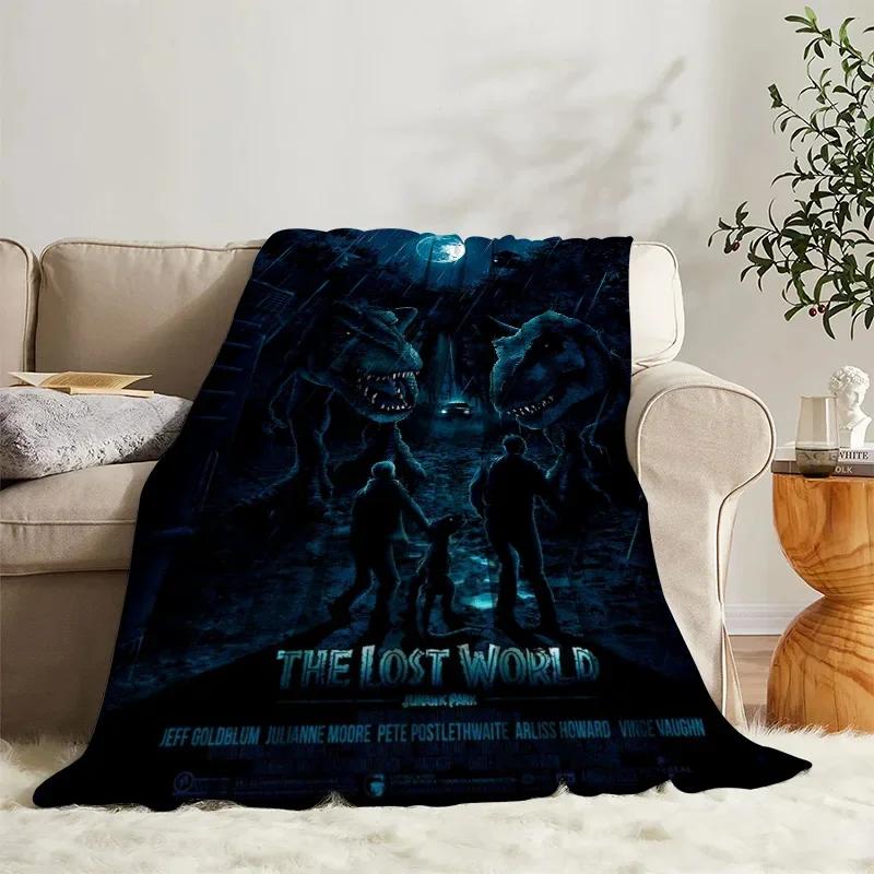 

Fluffy Blanket J-Jurassic Park Bed Sofa Camp Nap Bedroom Decor Bedspread Soft Fleece Home Textile Birthday Wedding Gift Blanket 30x40in