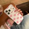 Girl heart pink love bear magnetic suction bracket for iPhone17promax Apple 16 mobile phone case 15 women