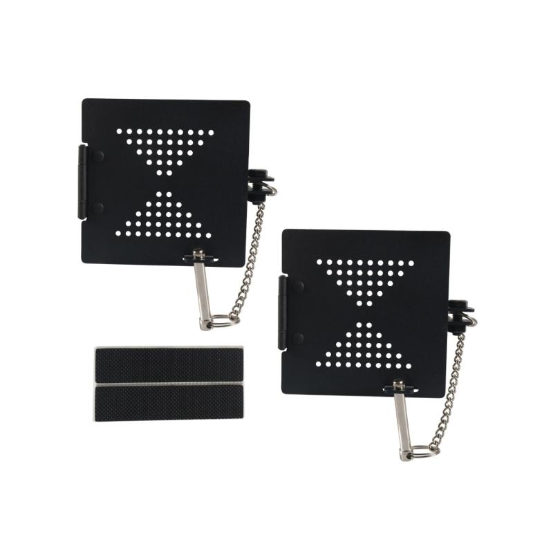 1 Pair Snap On Square Bumper Plugs End Cap Cover Dust Proof Insect Guard For Travel Trailers Campers Easy Installation